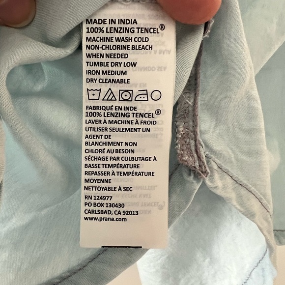 Prana Chambray Shelly Skirt - Picture 7 of 11